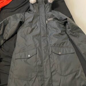 Columbia Charcoal Hooded Jacket